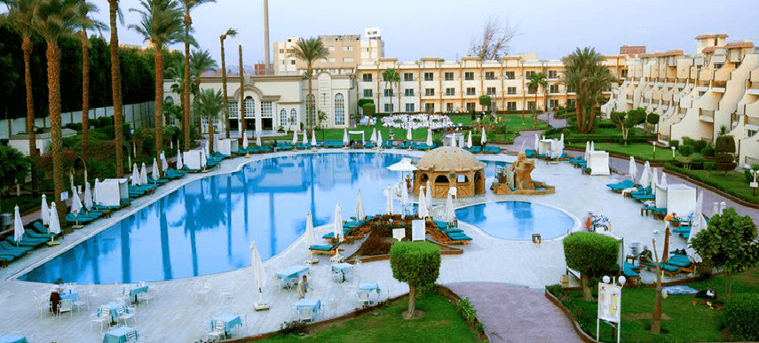 Cataract Pyramids Resort Kafret el-Gabal Exteriör bild